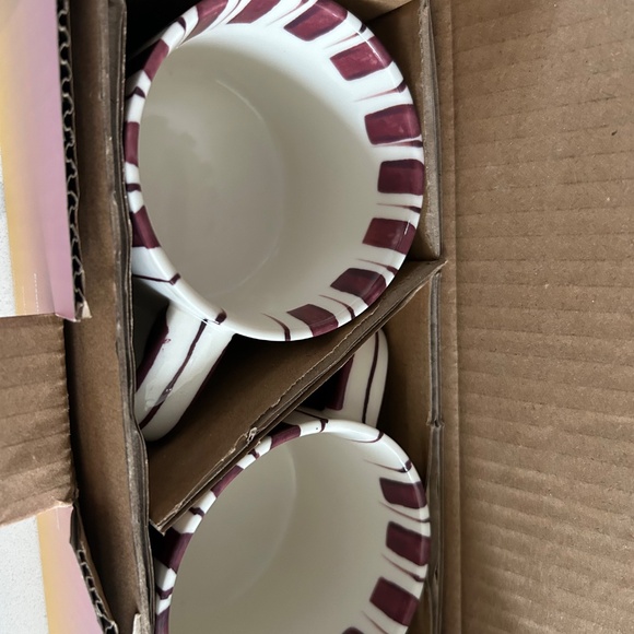 Coffee Cups in Cherry Lacquer by Noon & Moon Set of 2 - Picture 11 of 12